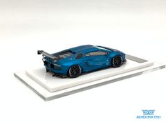 Xe Mô Hình LB-Performance Lamborghini Aventador Limited 999pcs 1:64 Liberty Walks ( Xanh Dương Nhám )