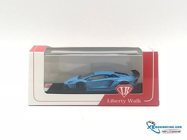 Xe Mô Hình Lamborghini Aventador LB 1:64 Limited 999 P ( Xanh )