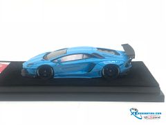 Xe Mô Hình Lamborghini Aventador LB 1:64 Limited 999 P ( Xanh )