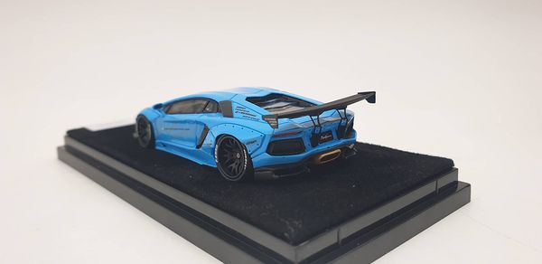 Xe Mô Hình Lamborghini Aventador LB 1:64 Limited 999 P ( Xanh )