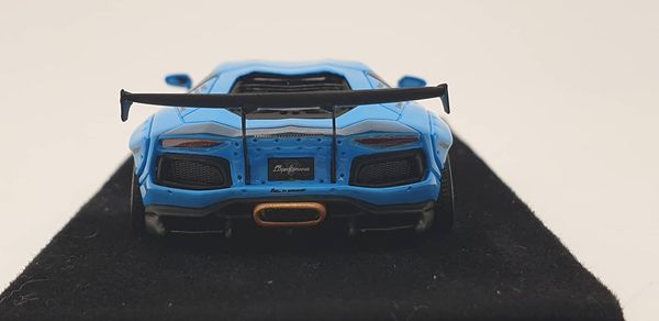 Xe Mô Hình Lamborghini Aventador LB 1:64 Limited 999 P ( Xanh )