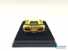 Xe Mô Hình Lamborghini Aventador LB 1:64 Limited 999 Pcs ( Vàng )