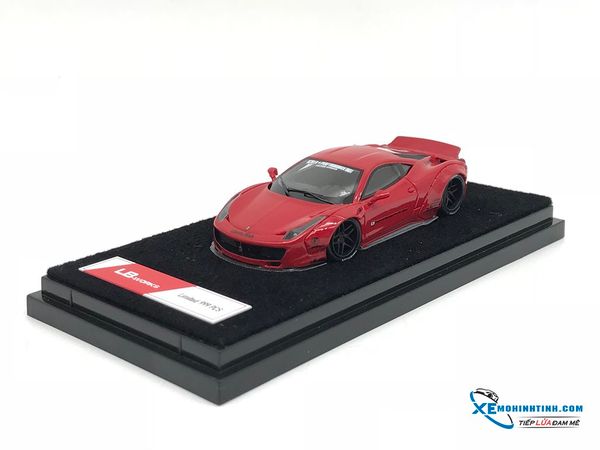 Xe Mô Hình LB Performance Ferrari 458 1:64 Liberty Walk Limited 999pcs ( Đỏ )