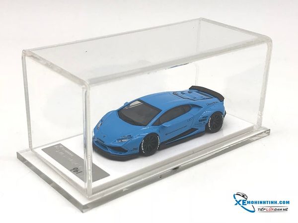 Xe Mô Hình Lamborghini Huracan LB 1/64 Liberty Walks ( Xanh Dương )