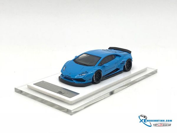 Xe Mô Hình Lamborghini Huracan LB 1/64 Liberty Walks ( Xanh Dương )