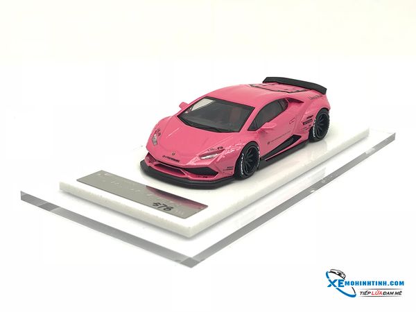 Xe Mô Hình Lamborghini Huracan LB 1:64 Liberty Walks ( Hồng )