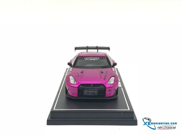 Xe Mô Hình Nissan GTR- R35 LB 1:64 Liberty Walks ( Hồng )