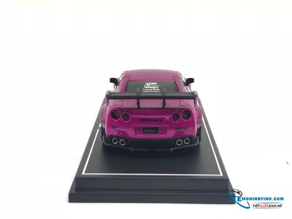 Xe Mô Hình Nissan GTR- R35 LB 1:64 Liberty Walks ( Hồng )