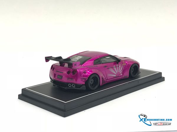 Xe Mô Hình Nissan GTR- R35 LB 1:64 Liberty Walks ( Hồng )