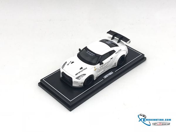 Xe Mô Hình Nissan GTR- R35 LB 1:64 Liberty Walks ( Trắng )