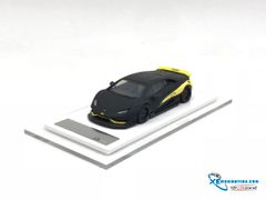 Xe Mô Hình LB-Performance Lamborghini Huracan Yezzy 1:64 Liberty Walk ( Đen nhám / Vàng )