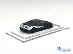 Xe Mô Hình LB-Performance Lamborghini Huracan Yezzy 1:64 Liberty Walk ( Đen nhám / Trắng )