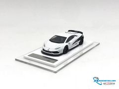 Xe Mô Hình LB-Performance Lamborghini Huracan Yezzy 1:64 Liberty Walk ( Trắng viền Đen )