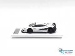 Xe Mô Hình LB-Performance Lamborghini Huracan Yezzy 1:64 Liberty Walk ( Trắng viền Đen )