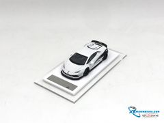 Xe Mô Hình LB-Performance Lamborghini Huracan Yezzy 1:64 Liberty Walk ( Trắng viền Đen )