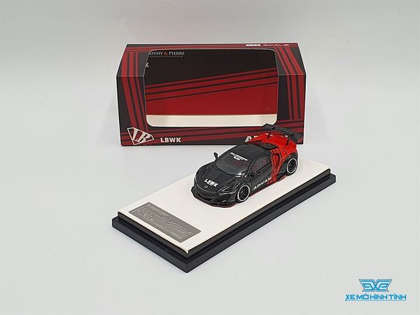 Xe Mô Hình Honda NSX LBWK Advan 1:64 Timothy&Pierre ( Đỏ Đen )