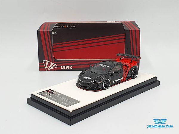 Xe Mô Hình Honda NSX LBWK Advan 1:64 Timothy&Pierre ( Đỏ Đen )