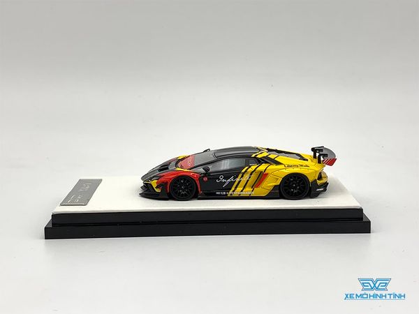 Xe Mô Hình Lamborghini Aventador 2.0 LB INFINITE Limited 499pcs Timothy Pierre và Liberty Walk LBWK 1:64 ( Vàng Infinite )