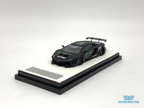 Xe mô hình Lamborghini Liberty Walk LB-Works LP 700 Aventador 2.0 1:64 Timothy & Pierre ( Đen Monster )