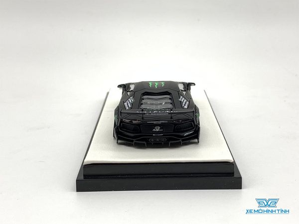 Xe mô hình Lamborghini Liberty Walk LB-Works LP 700 Aventador 2.0 1:64 Timothy & Pierre ( Đen Monster )