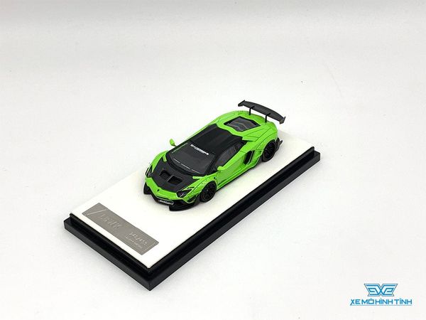 Xe Mô Hình LB-Performance Lamborghini Aventador 2.0 Limited 499pcs 1:64 Liberty Walks ( Xanh Chuối )