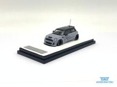 Xe Mô Hình Mini Cooper LB Works 1:64 Timothy & Pierre ( Xám )