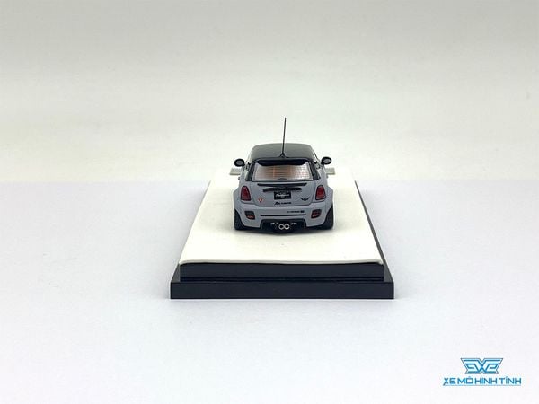 Xe Mô Hình Mini Cooper LB Works 1:64 Timothy & Pierre ( Xám )