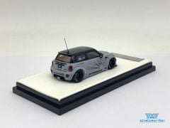 Xe Mô Hình Mini Cooper LB Works 1:64 Timothy & Pierre ( Xám )