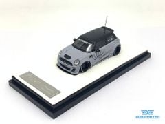 Xe Mô Hình Mini Cooper LB Works 1:64 Timothy & Pierre ( Xám )