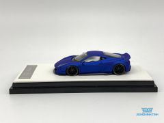 Xe Mô Hình Ferrari 458 LB Limited 499pcs Timothy Pierre và Liberty Walk 1:64 ( Xanh Dương Nhám )