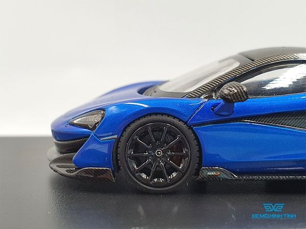 Xe Mô Hình McLaren 600LT 1:64 LCD ( Xanh Kim Loại )