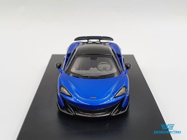 Xe Mô Hình McLaren 600LT 1:64 LCD ( Xanh Kim Loại )