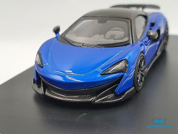 Xe Mô Hình McLaren 600LT 1:64 LCD ( Xanh Kim Loại )