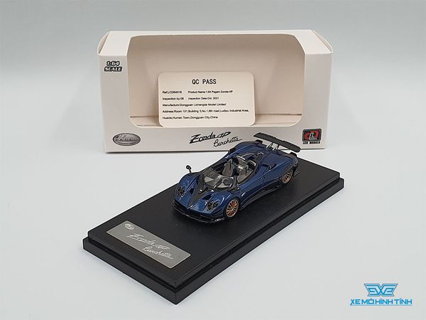 Xe Mô Hình Pagani Zonda 1:64 LCD Models ( Xanh Dương )