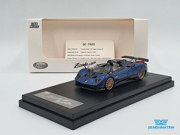 Xe Mô Hình Pagani Zonda 1:64 LCD Models ( Xanh Dương )