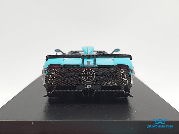 Xe Mô Hình Pagani Zonda 1:64 LCD Models ( Xanh Ngọc )