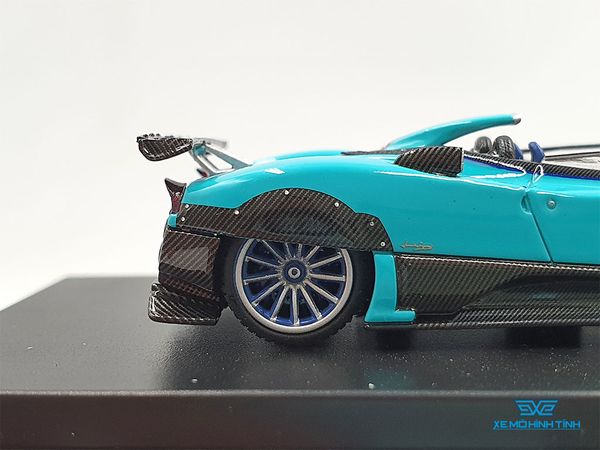 Xe Mô Hình Pagani Zonda 1:64 LCD Models ( Xanh Ngọc )