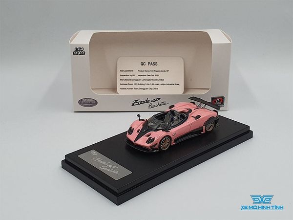 Xe Mô Hình Pagani Zonda 1:64 LCD Models ( Hồng )