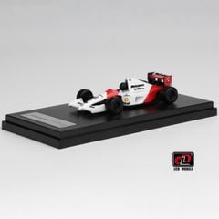 Xe Mô Hình MCLaren Honda MP4/6 1:64 LCD ( White )
