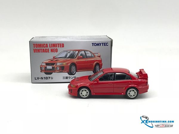 Xe Mô Hình Mitsubishi Lancer Evolution V 1:64 Tomica ( Đỏ )