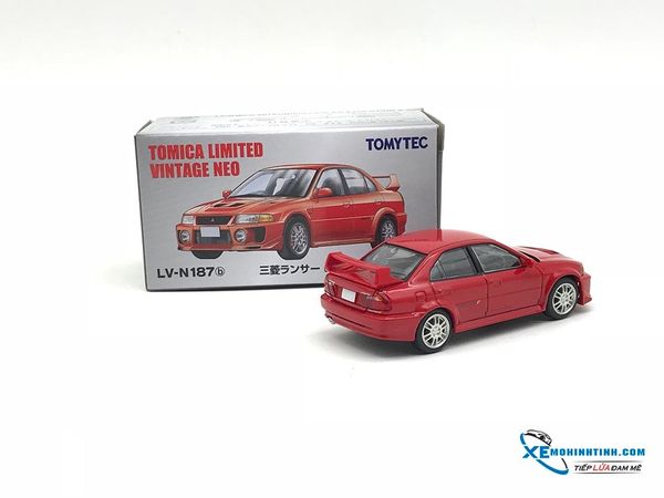 Xe Mô Hình Mitsubishi Lancer Evolution V 1:64 Tomica ( Đỏ )