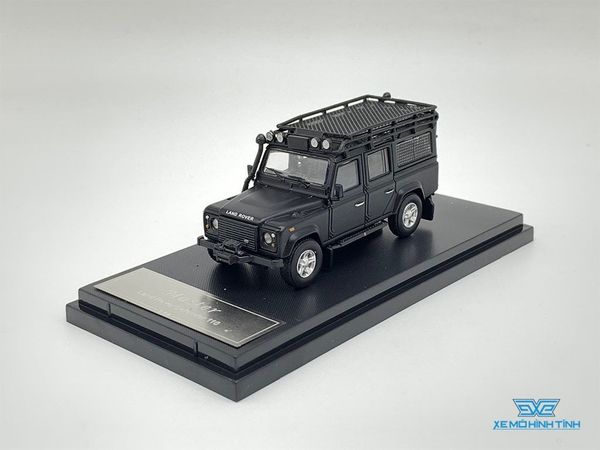 Xe Mô Hình Land Rover Defender 1:64 Master ( Đen Nhám )