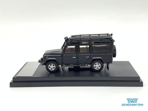 Xe Mô Hình Land Rover Defender 1:64 Master ( Đen Nhám )