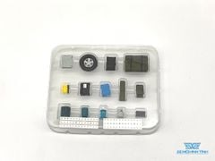 Xe Mô Hình Land Rover Defender 1:64 Master ( Đen Nhám )