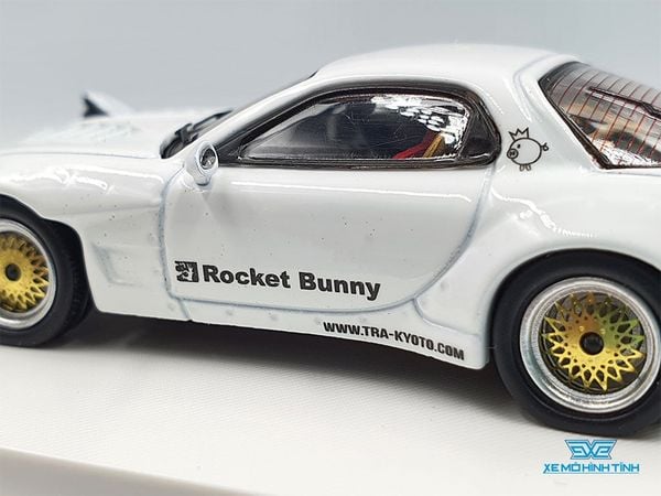 Xe Mô Hình Mazda RX-7 1:64 Time Micro ( Trắng )