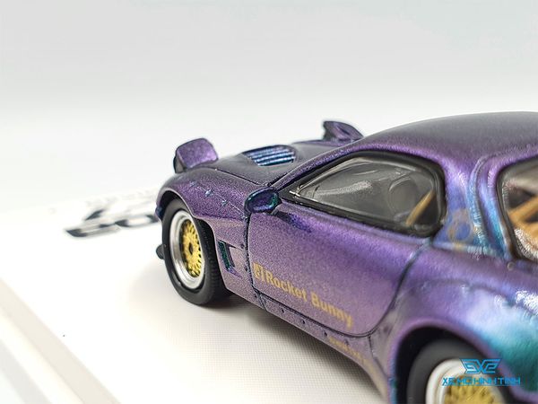 Xe Mô Hình Mazda RX-7 1:64 Time Micro ( Tím Biến Màu )