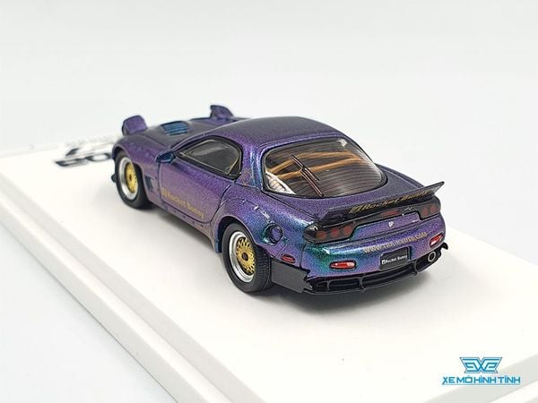 Xe Mô Hình Mazda RX-7 1:64 Time Micro ( Tím Biến Màu )