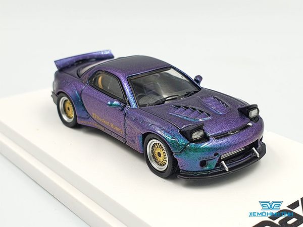 Xe Mô Hình Mazda RX-7 1:64 Time Micro ( Tím Biến Màu )