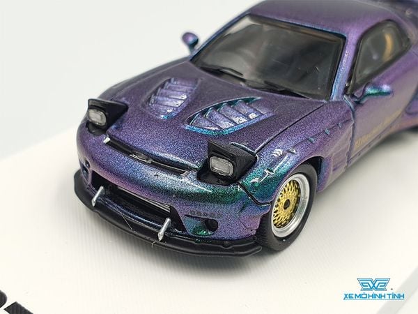 Xe Mô Hình Mazda RX-7 1:64 Time Micro ( Tím Biến Màu )