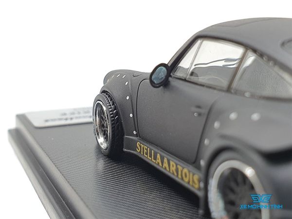 Xe Mô Hình Porsche 930 3.8 Type Wing 1:64 Model Collect ( Đen Nhám )